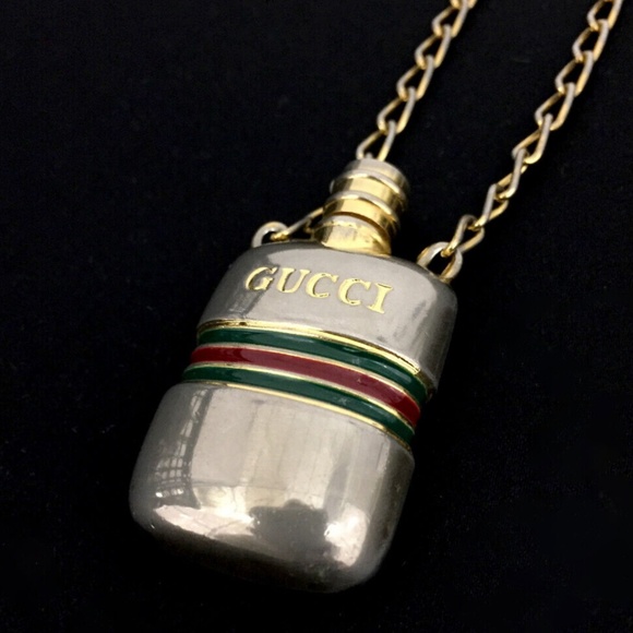 Gucci | Jewelry | Vintage Gucci Mini Perfume Bottle Necklace